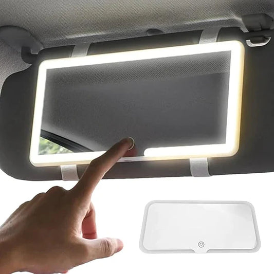 GlawView™ | Espejo Con Luz Led Para Carro